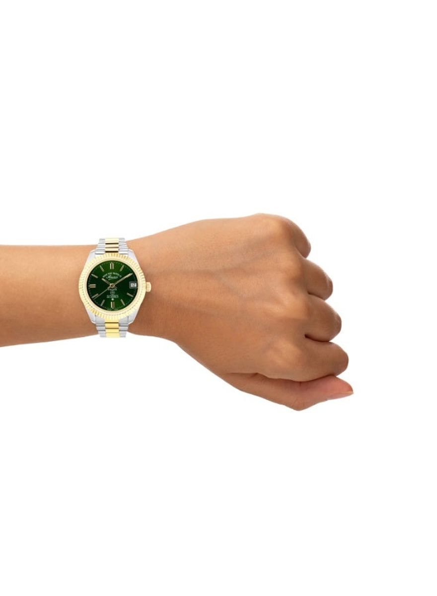 West End Women's Silver Tone Case Green Dial Automatic Watch 6858.20.3330 West End Watch Co - Women's Dress Watches 3