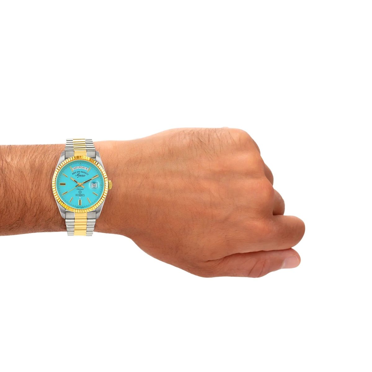 West End Women's Silver Tone Case Turquoise Dial Automatic Watch 6858.20.3337 West End Watch Co - Women's Dress Watches 2