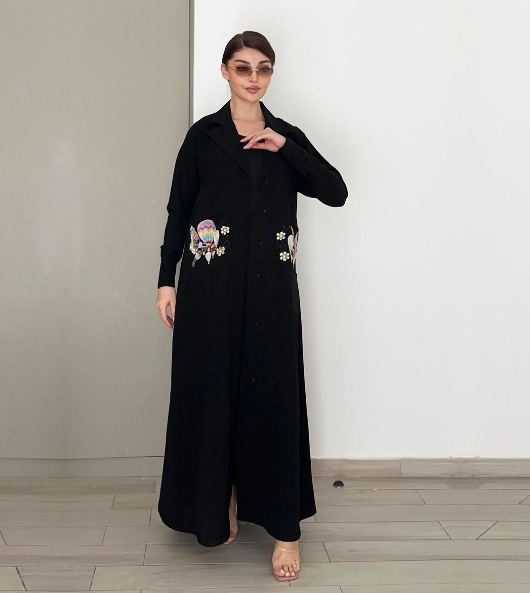 Rosette Abaya - Women's Abayas 1