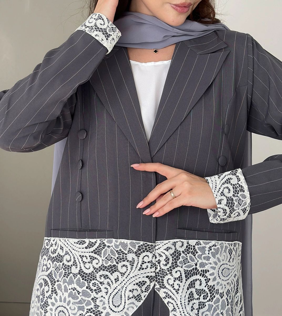 Rosette Abaya - Women's Abayas 11