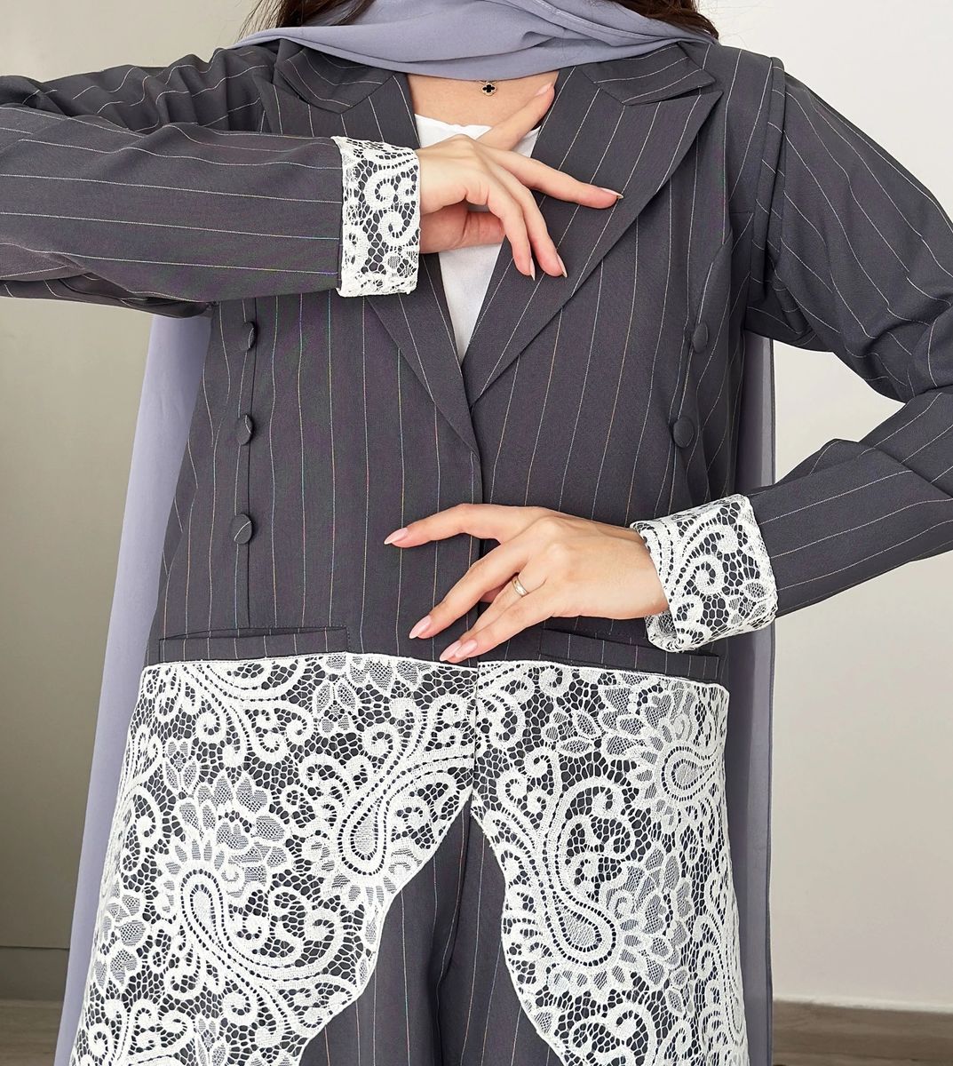 Rosette Abaya - Women's Abayas 1