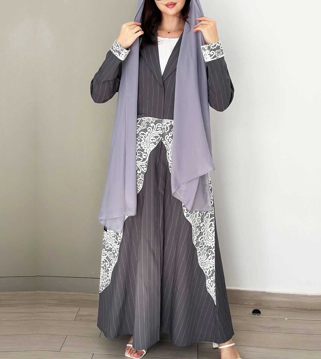 Rosette Abaya - Women's Abayas 5