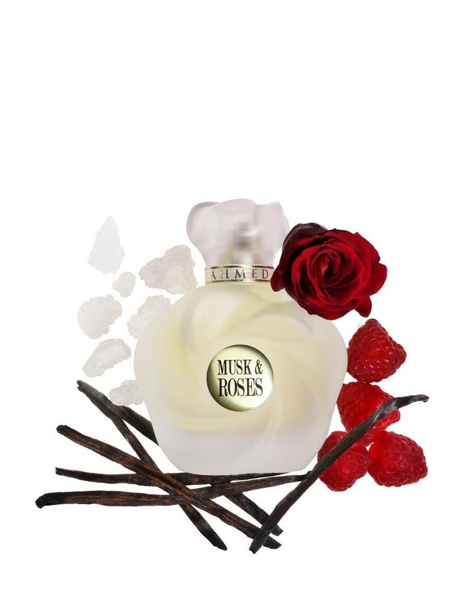 Musk & Roses Eau De Parfum 50ml Ahmed Al Maghribi - Men's Eau De Parfum 1