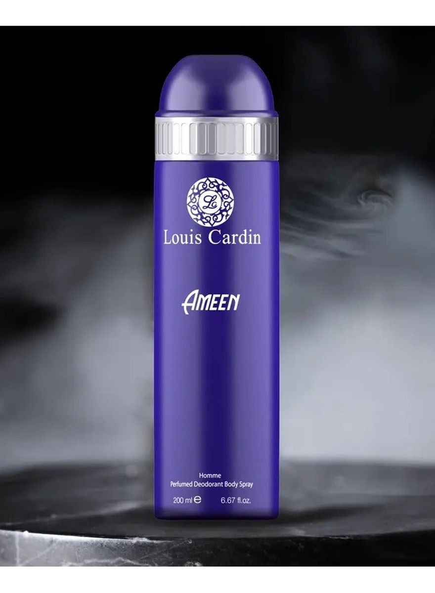Louis Cardin Ameen Deo Spray 200M Louis Cardin - Men's Body Sprays 1