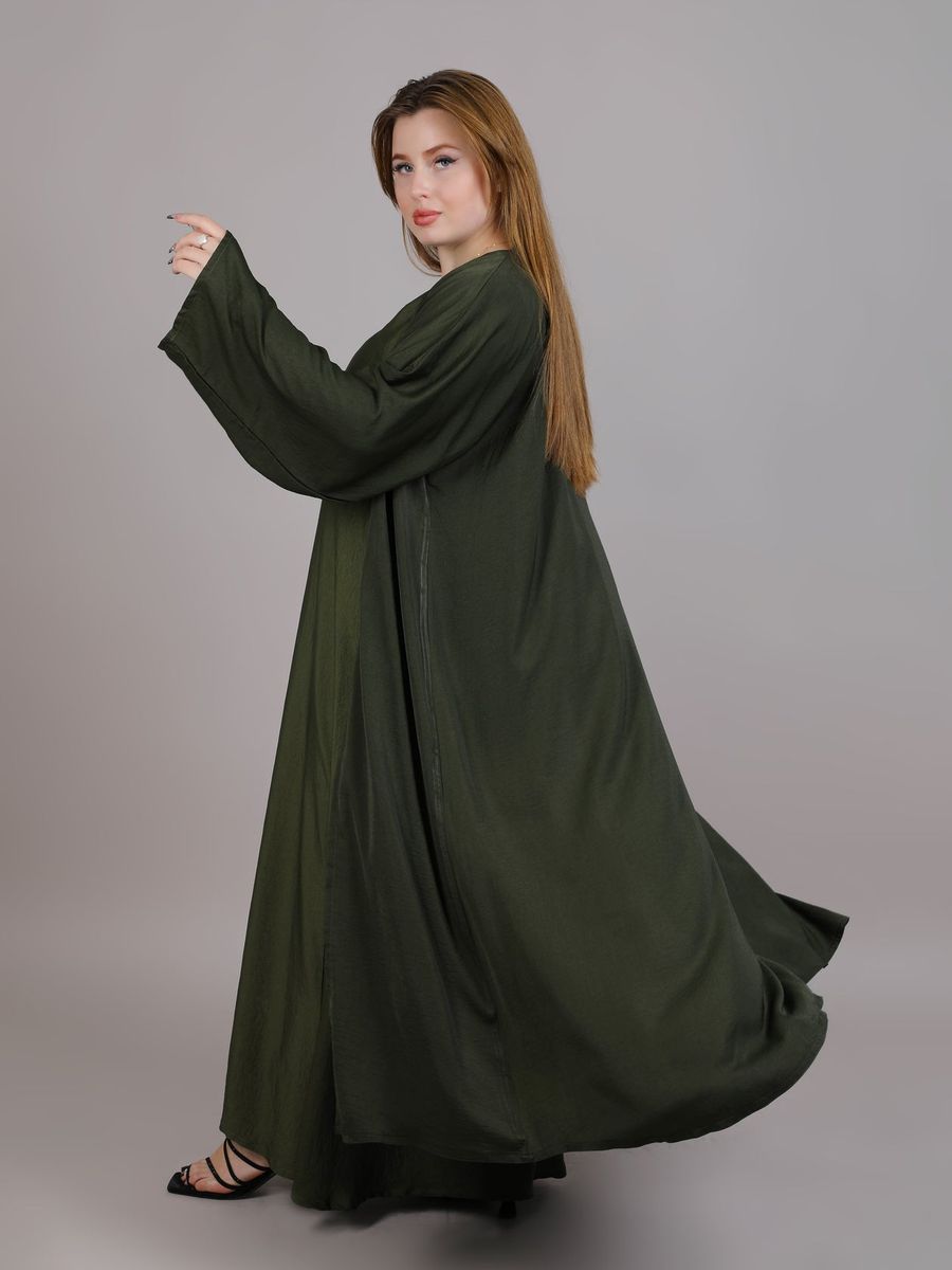 Green Harir Maqsood Abaya