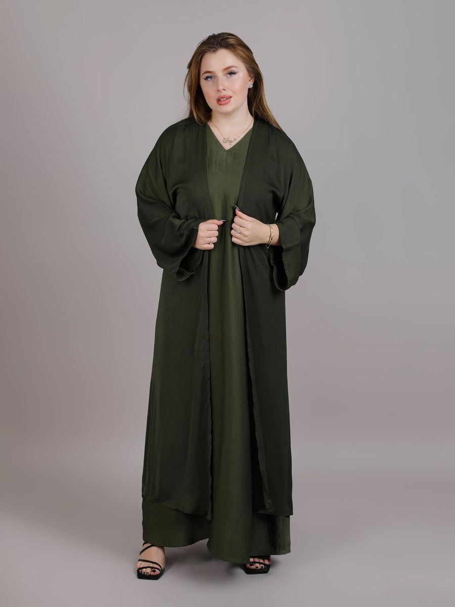 Green Harir Maqsood Abaya