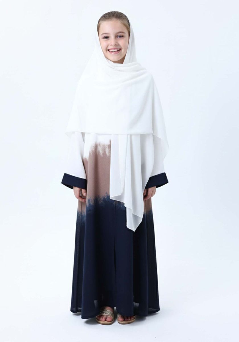 Elegant Kids Abaya & Modest Long Dress in Premium Fabric Msquare Fashion - Kids's Abayas 1