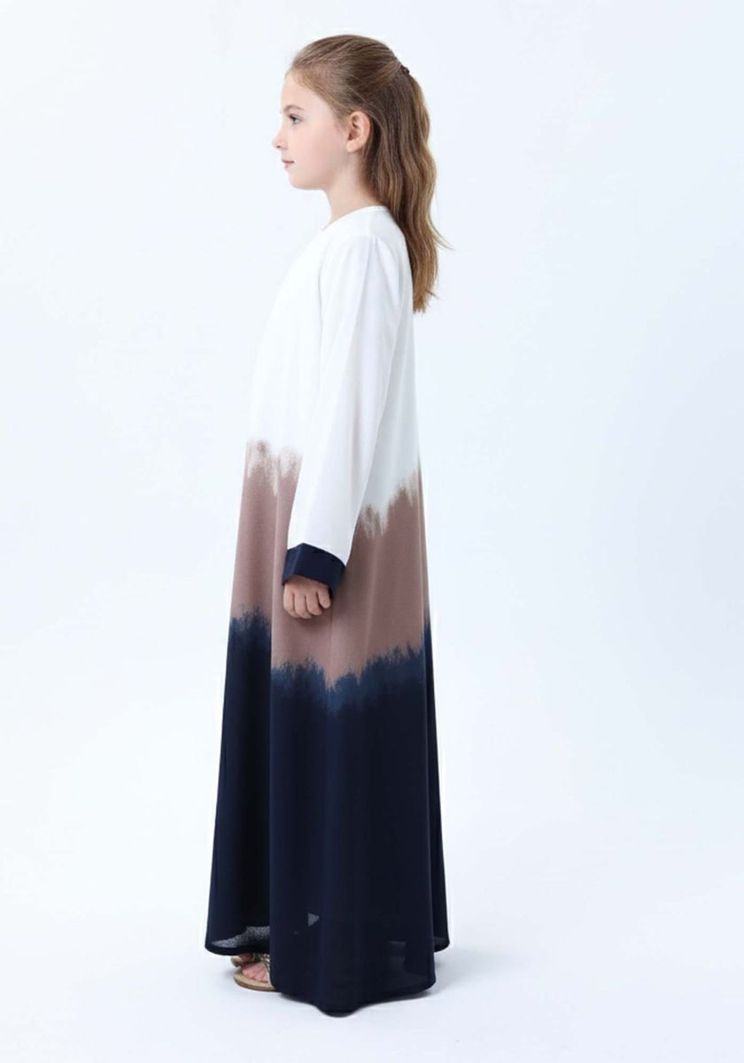 Elegant Kids Abaya & Modest Long Dress in Premium Fabric Msquare Fashion - Kids's Abayas 2