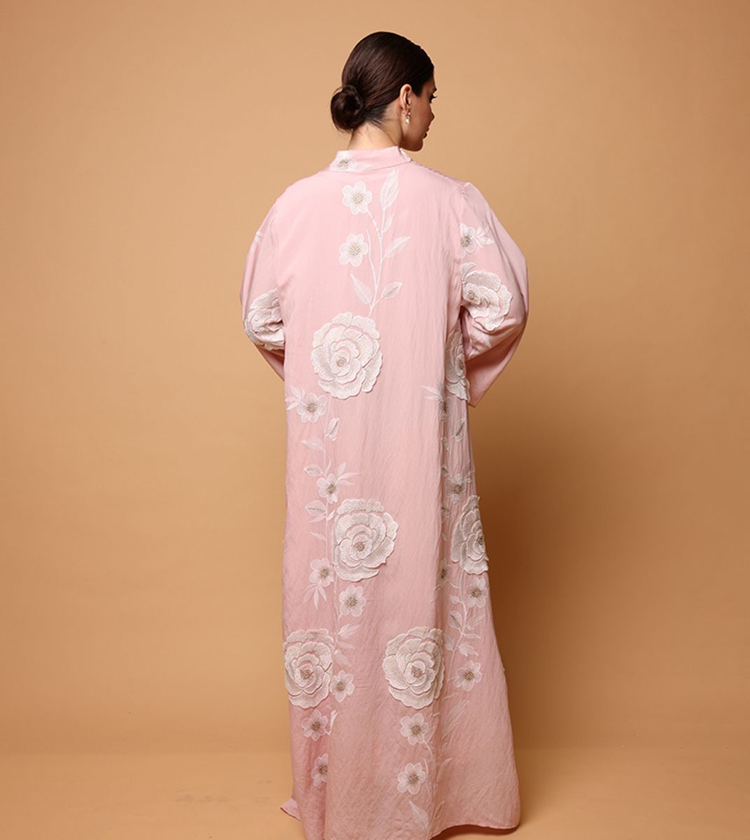 Ikkxa Saja Appliqued Flared Sleeves Jalabiya IKKXA - Women's Jalabiyas 24