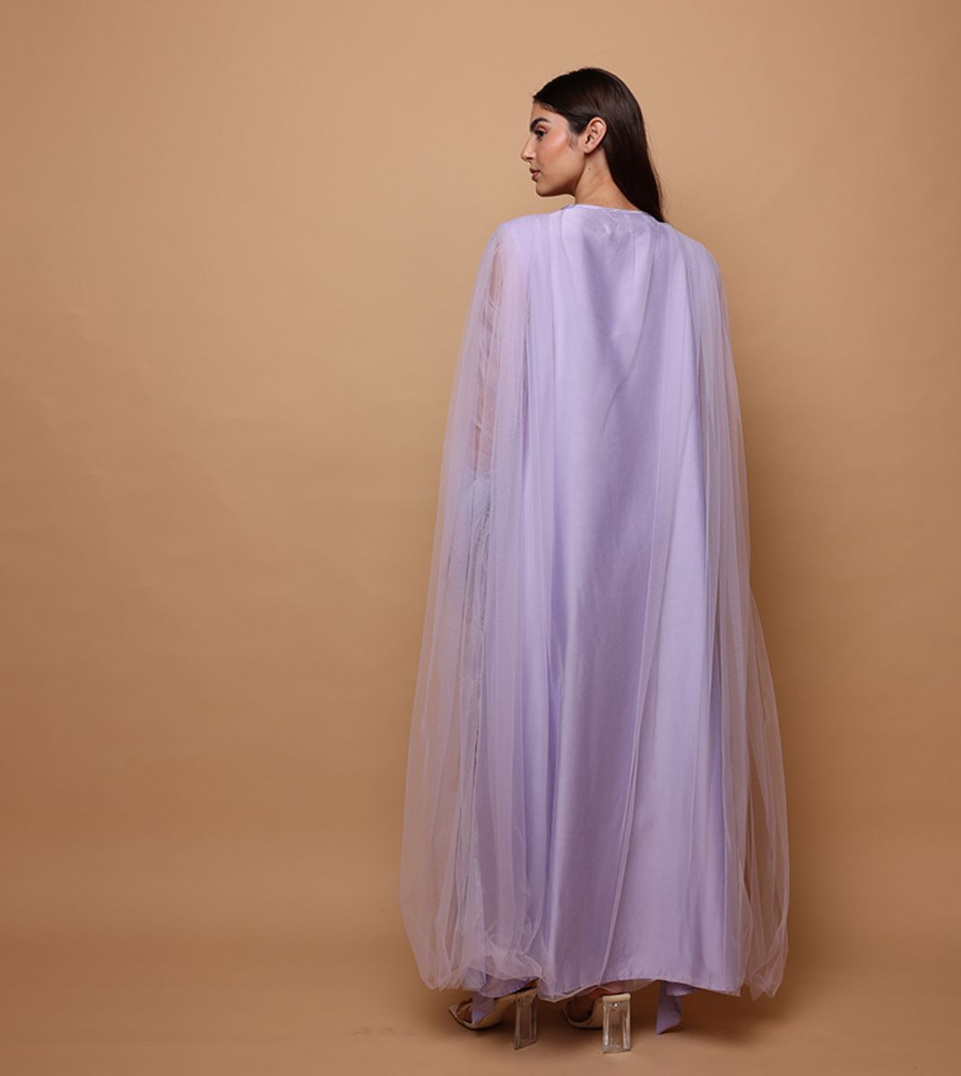Ikkxa Nayla Embellished Cape Sleeves Jalabiya IKKXA - Women's Jalabiyas 28