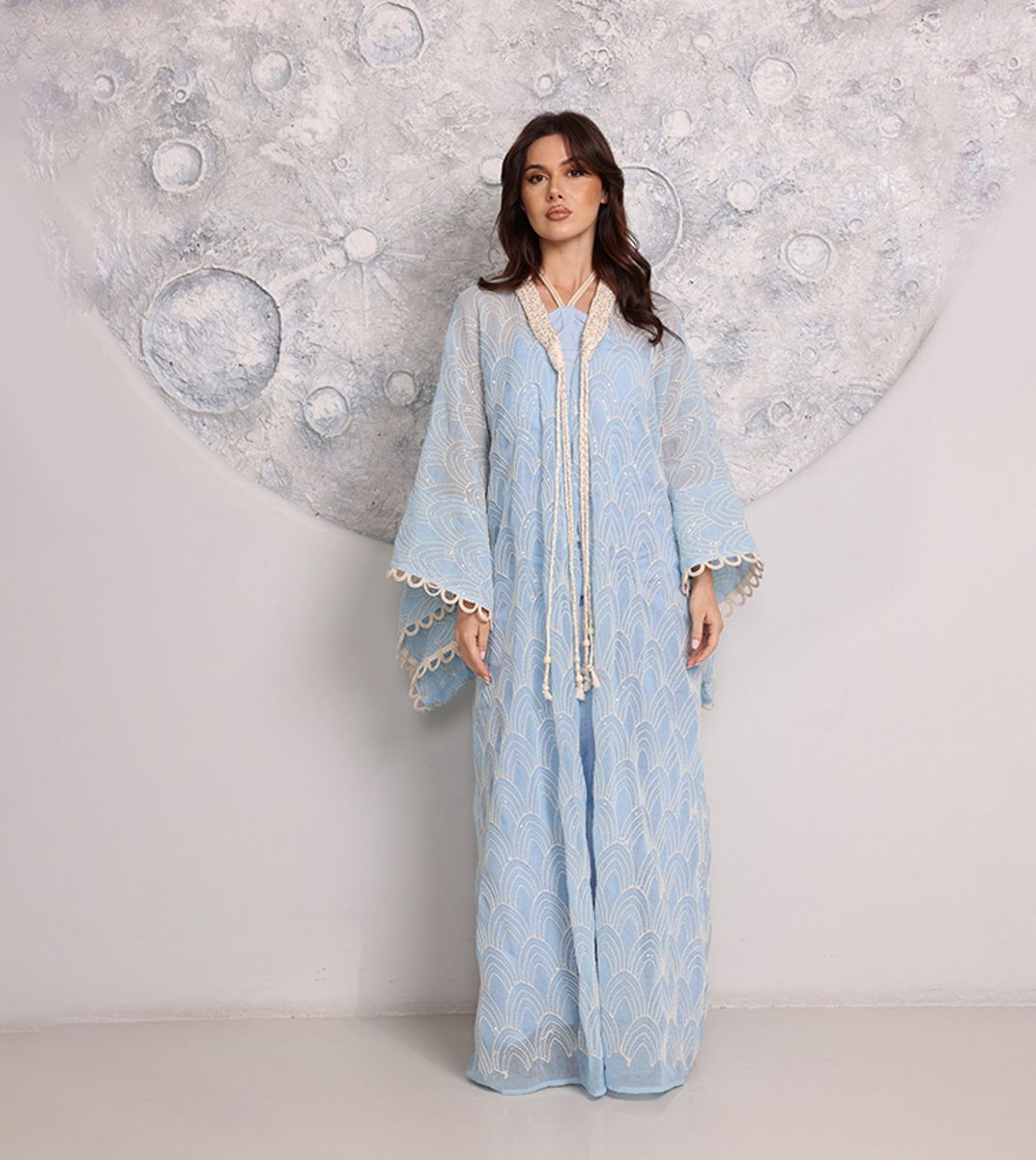 Ikkxa Sequin Embellished Jalabiya IKKXA - Women's Jalabiyas 36