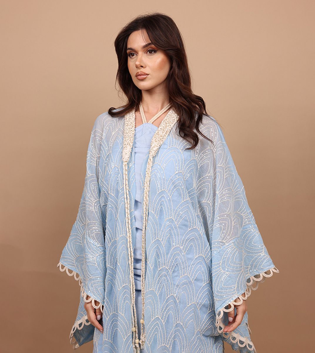 Ikkxa Sequin Embellished Jalabiya IKKXA - Women's Jalabiyas 37