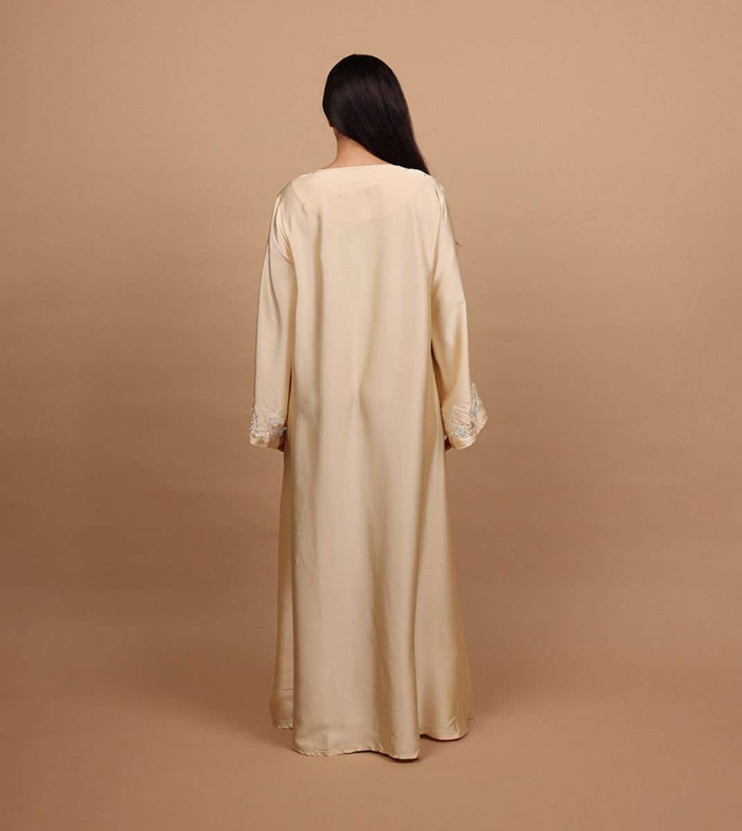 Ikkxa Silk Blossom Embroidered Jalabiya IKKXA - Women's Jalabiyas 34