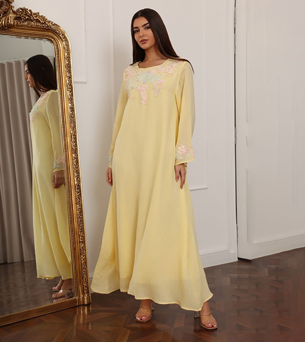 Ikkxa Butter Petal Jalabiya IKKXA - Women's Jalabiyas 32