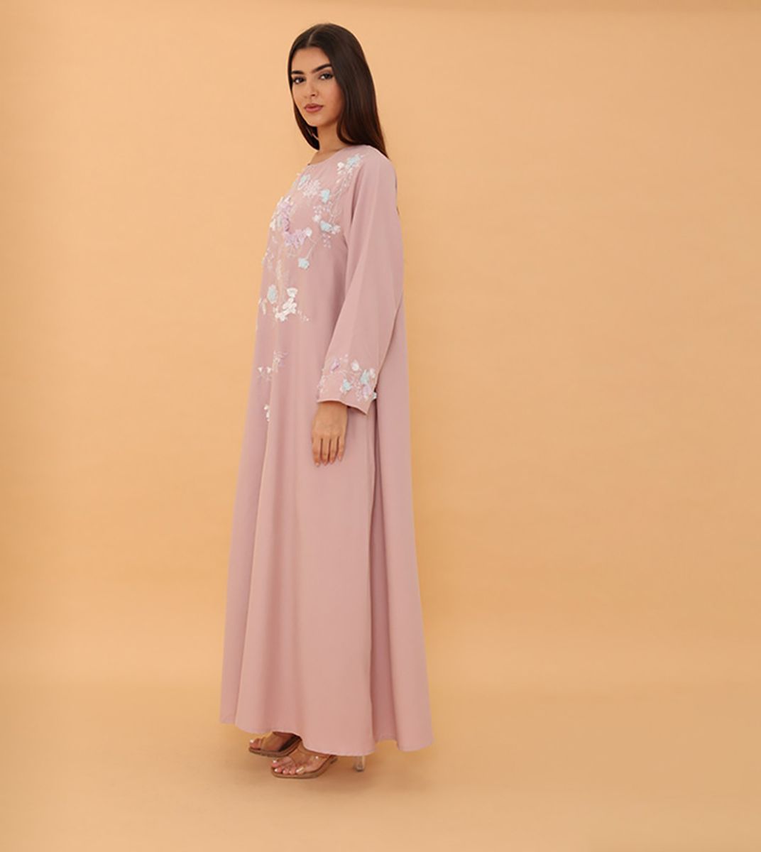 Ikkxa Sand Pastel Blossom Jalabiya IKKXA - Women's Jalabiyas 30