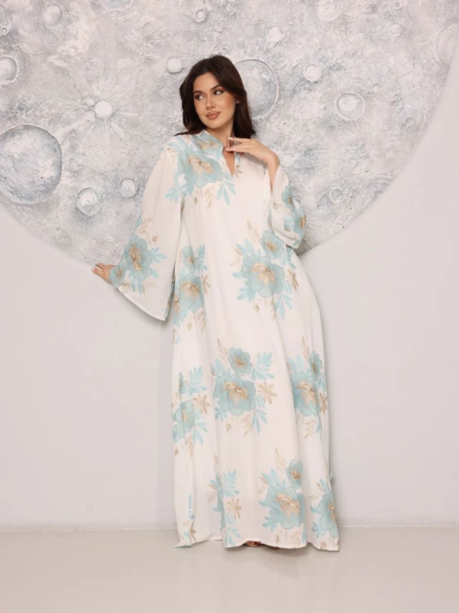 Ikkxa Aqua Lumière Jalabiya Ik5018 IKKXA - Women's Jalabiyas 46