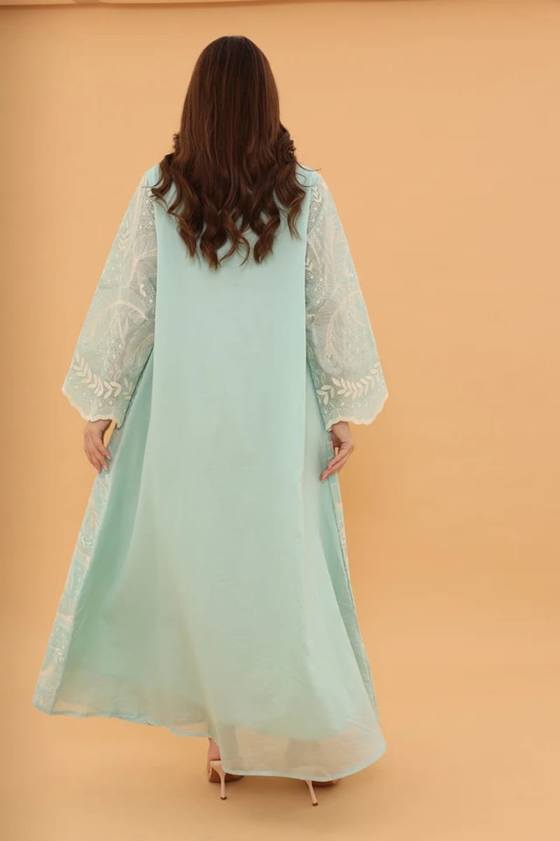 Ikkxa Zahra Embroidered Flared Sleeves Jalabiya IKKXA - Women's Jalabiyas 24