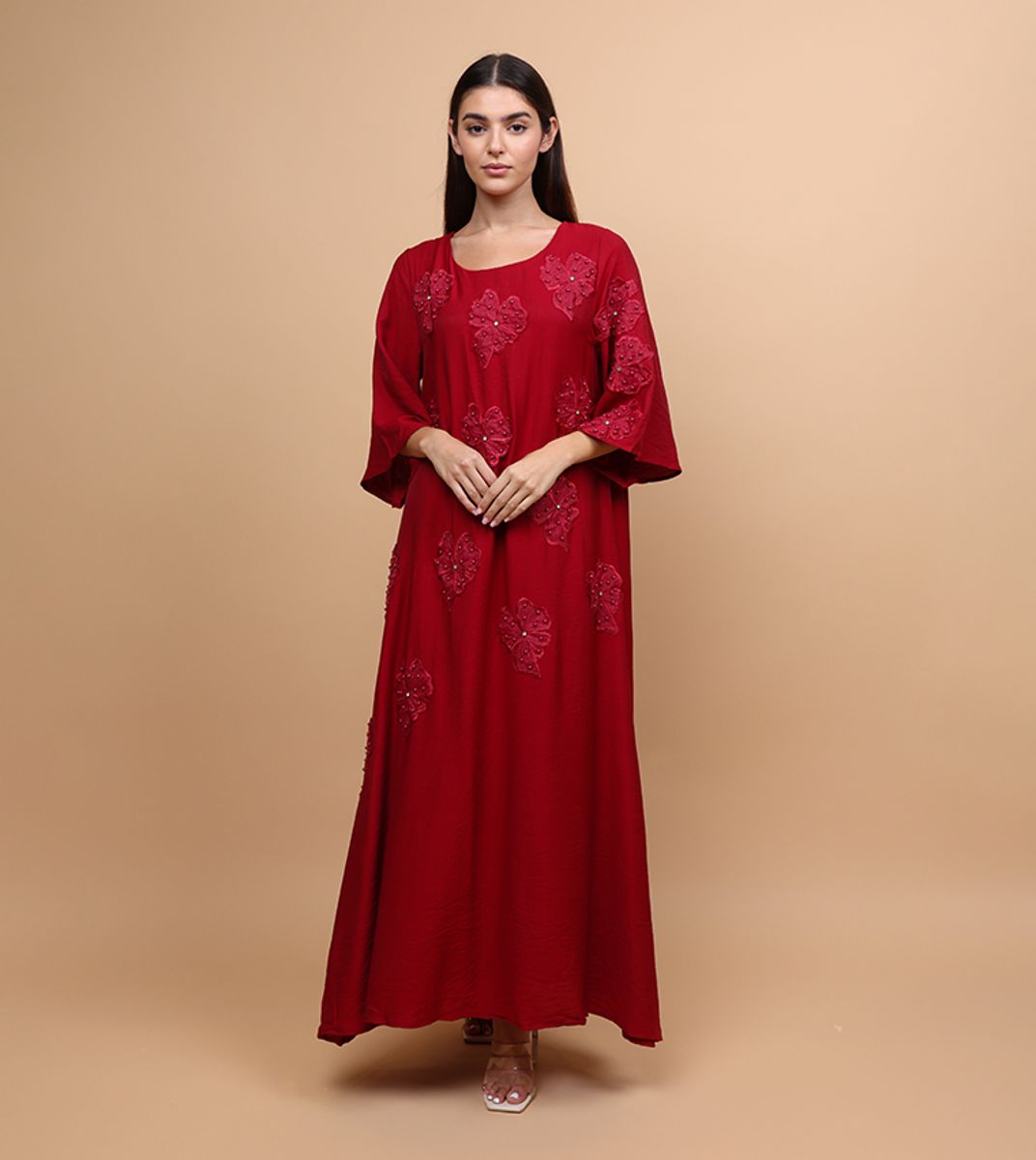 ik6027red-1 IKKXA - Women's Jalabiyas 45