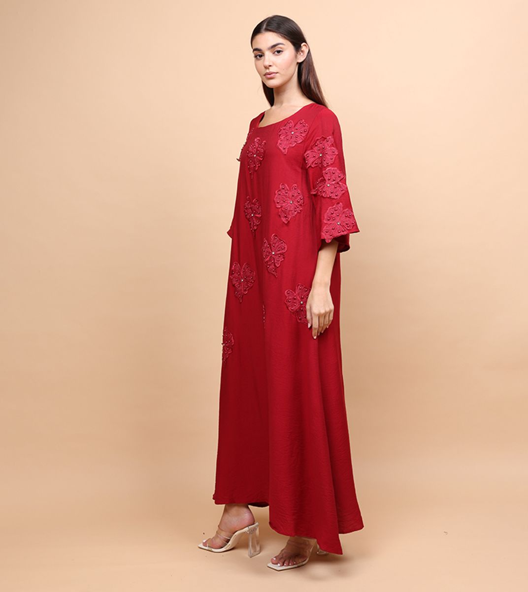ik6027red-3 IKKXA - Women's Jalabiyas 49