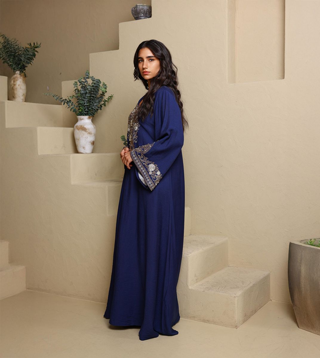 ik7001blue1 IKKXA - Women's Jalabiyas 1