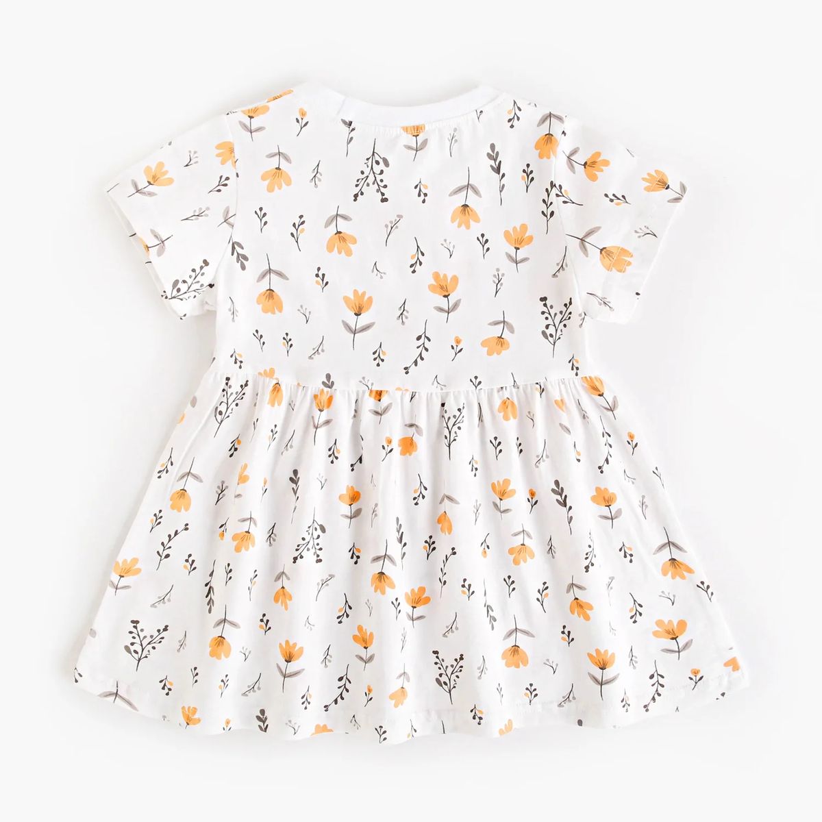 Sweet Floral Cotton Summer Dress for Baby and Little Girls Sanlutoz - Kids's Clothes & Dresses 4
