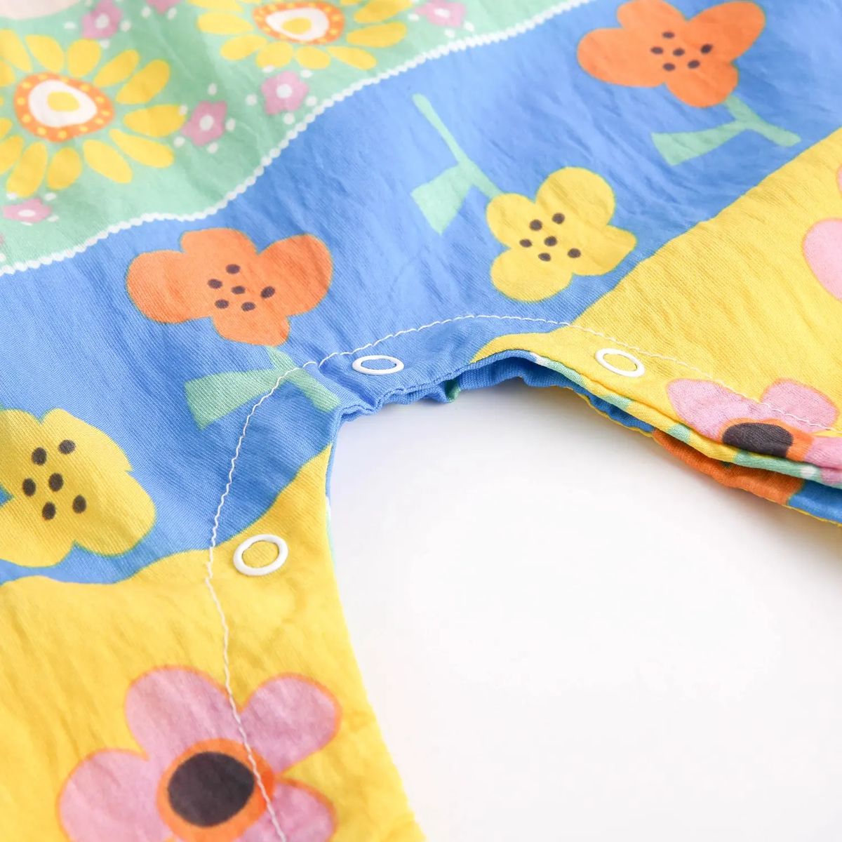 Floral Rayon Sleeveless Baby Girls Jumpsuits for Summer Wear Sanlutoz - Kids's Jumpsuits 3