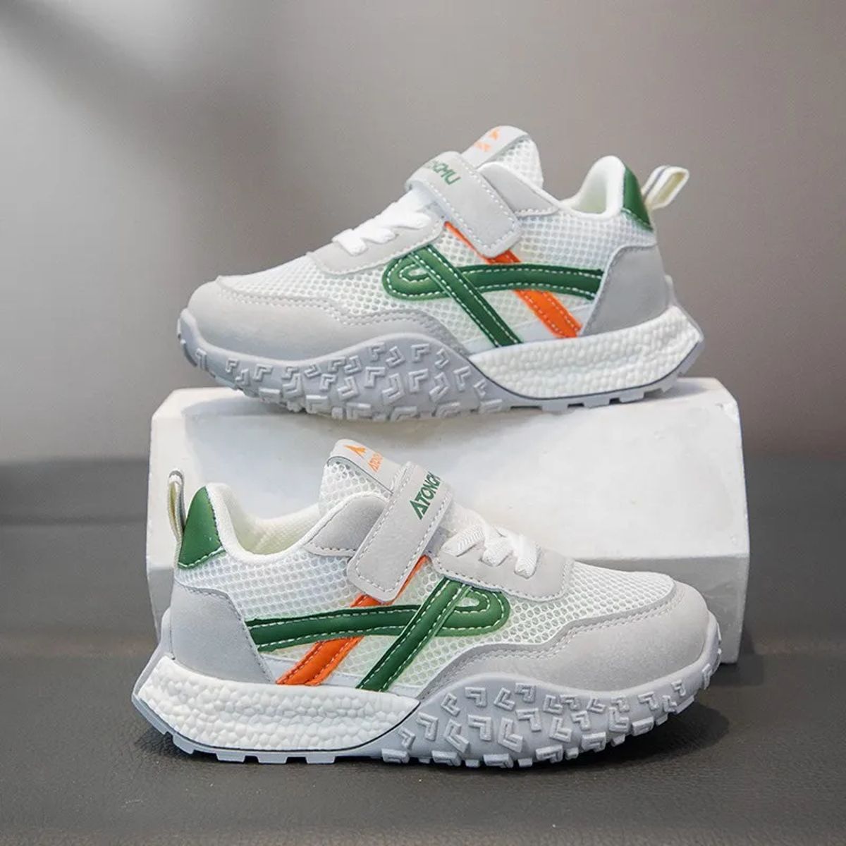 Kids Sport Sneakers for Boys Anti-Slip Running Shoes