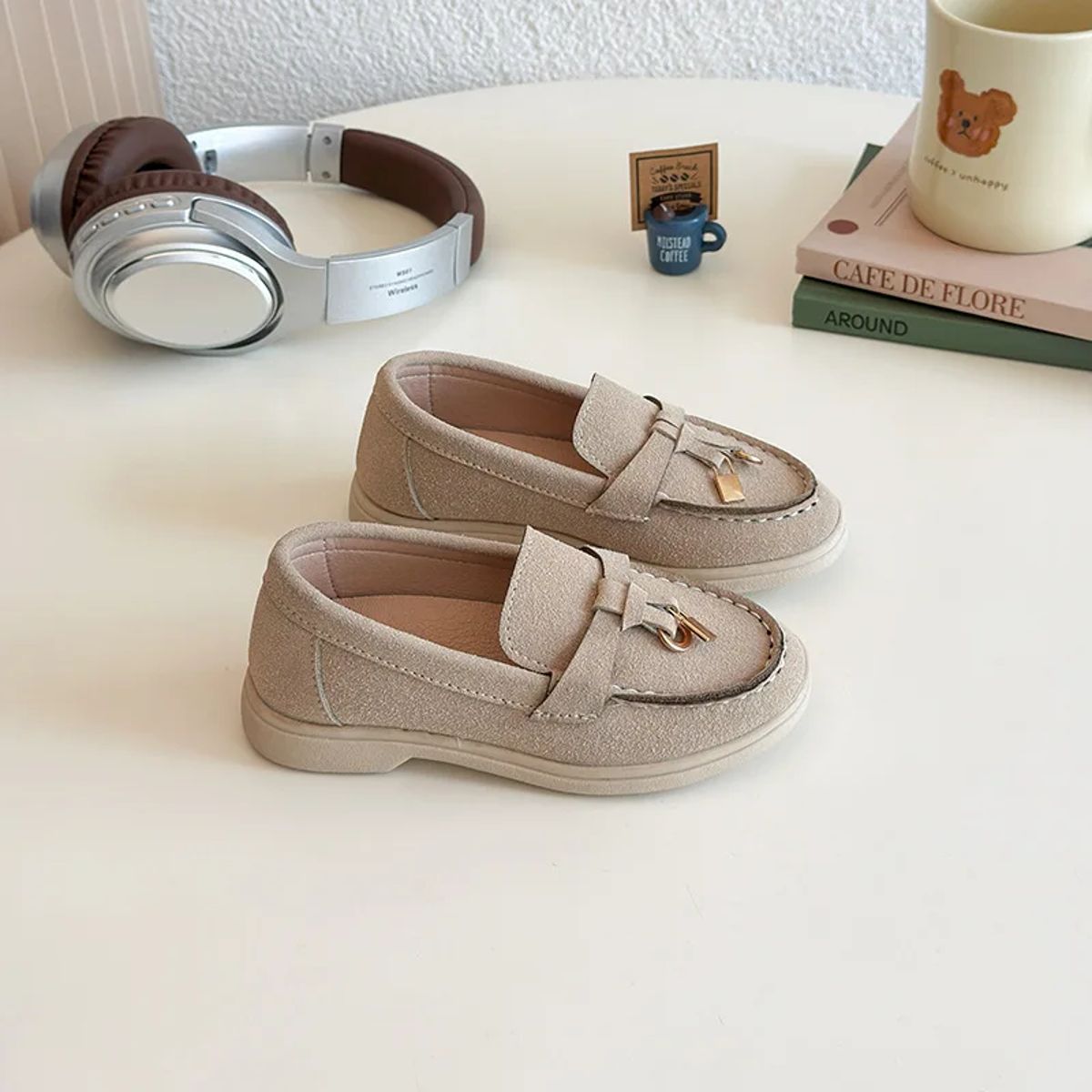 Kids Retro British Style Slip-On Loafers Zyczwl - Kids's Slip-Ons 1