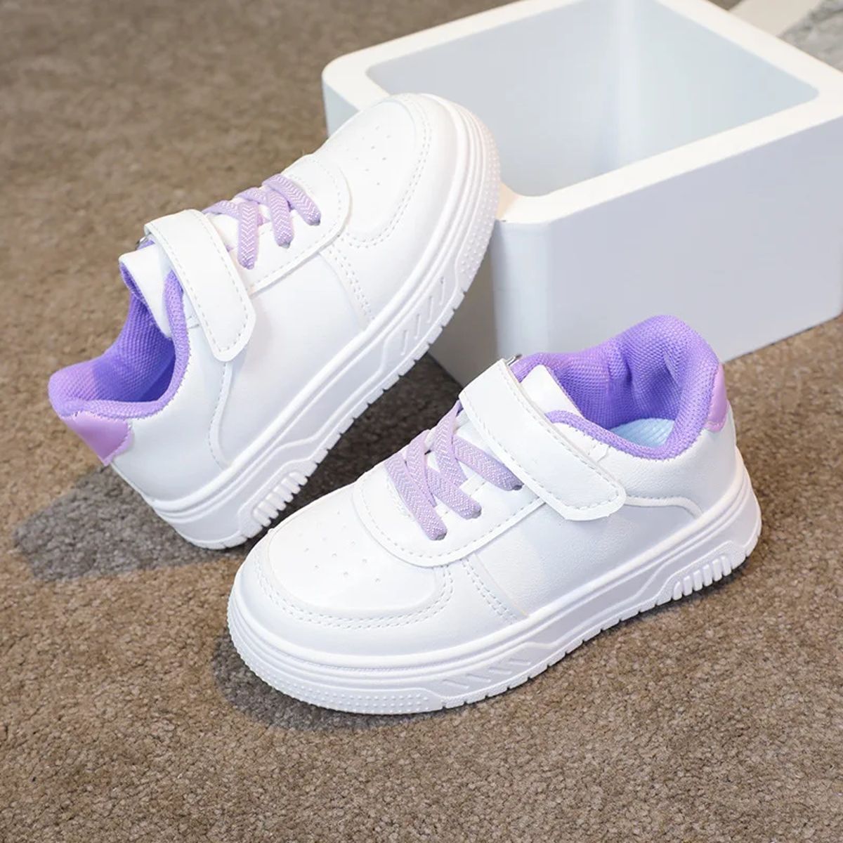 Girls Low Top Sneakers Soft Sole Anti Slip Comfortable Zyczwl - Kids's Low Top Sneakers 1