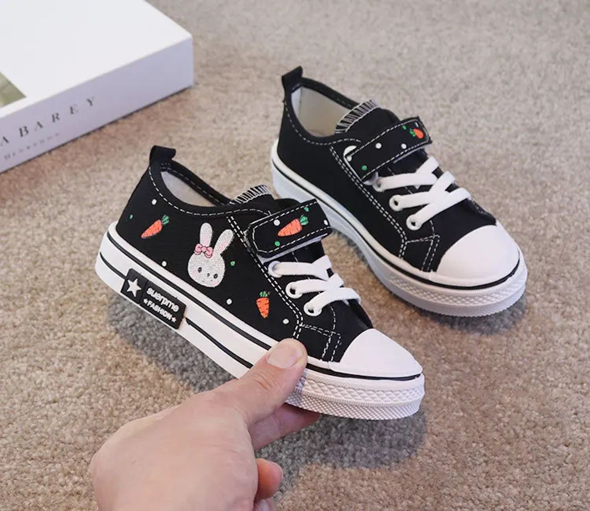 Girls Low Top Sneakers Printed Casual Shoes Anti Slip Comfortable Zyczwl - Kids's Low Top Sneakers 3