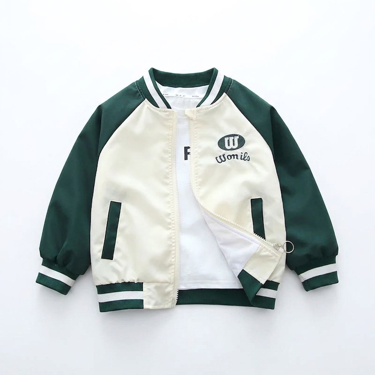 Boys Baseball Jacket Letter Windbreaker Casual Spring Autumn Coat Boys Baseball Jacket Letter Windbreaker Casual Spring Autumn Coat