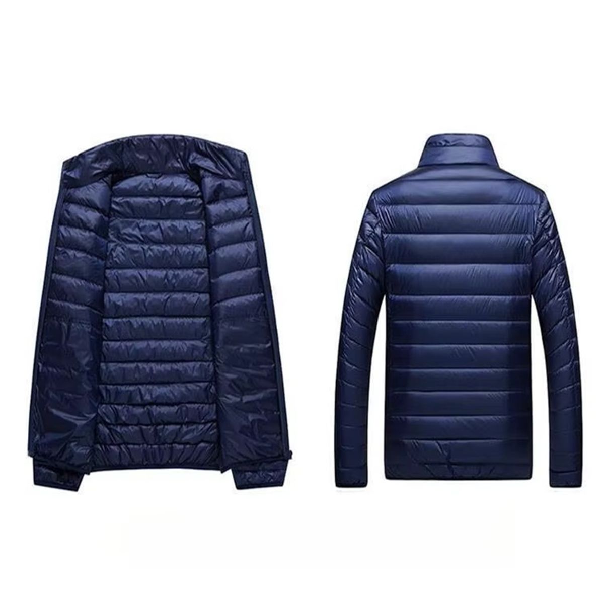 Men's Lightweight White Duck Down Puffer Jacket Waterproof Outdoor Coat Ueteey - Men's Puffer Jackets 2