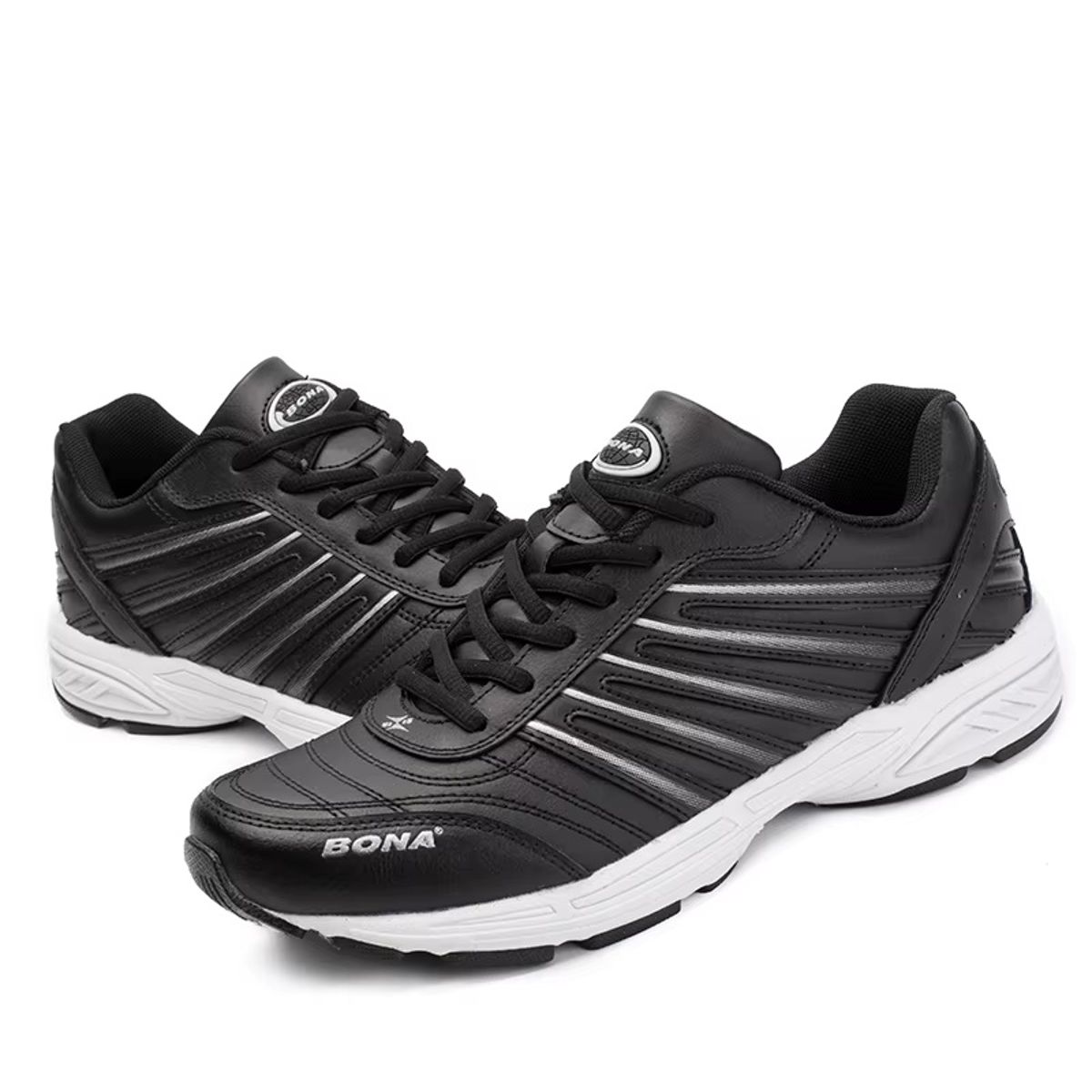 Men's Classic Casual Sneakers Breathable Lace Up Outdoor Shoes Bona - Men's Casual Shoes 2