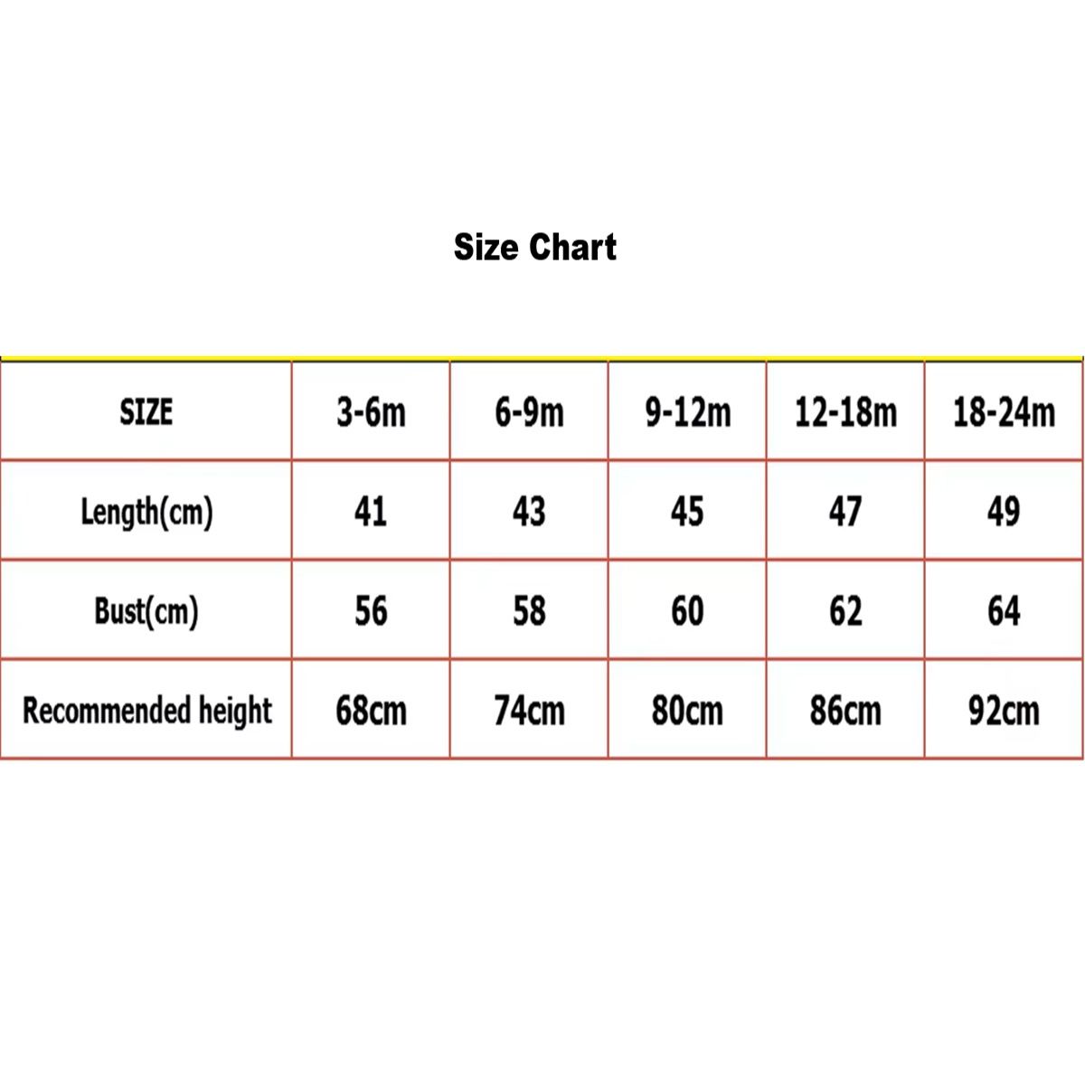 Size Sanlutoz - Kids's Bodysuits 4