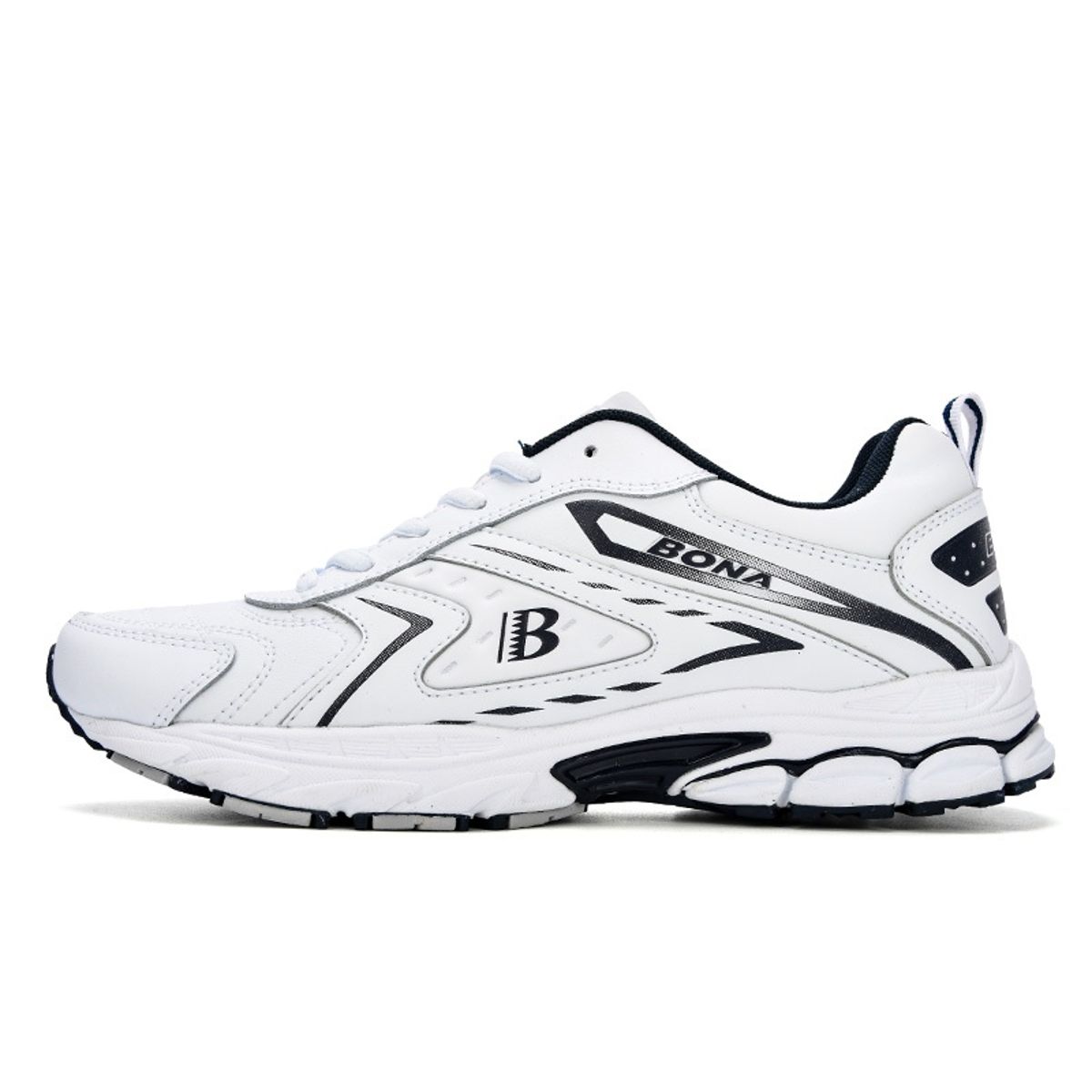 Men's Breathable Leather Casual Shoes Hard Wearing Outdoor Sneakers - Image 2