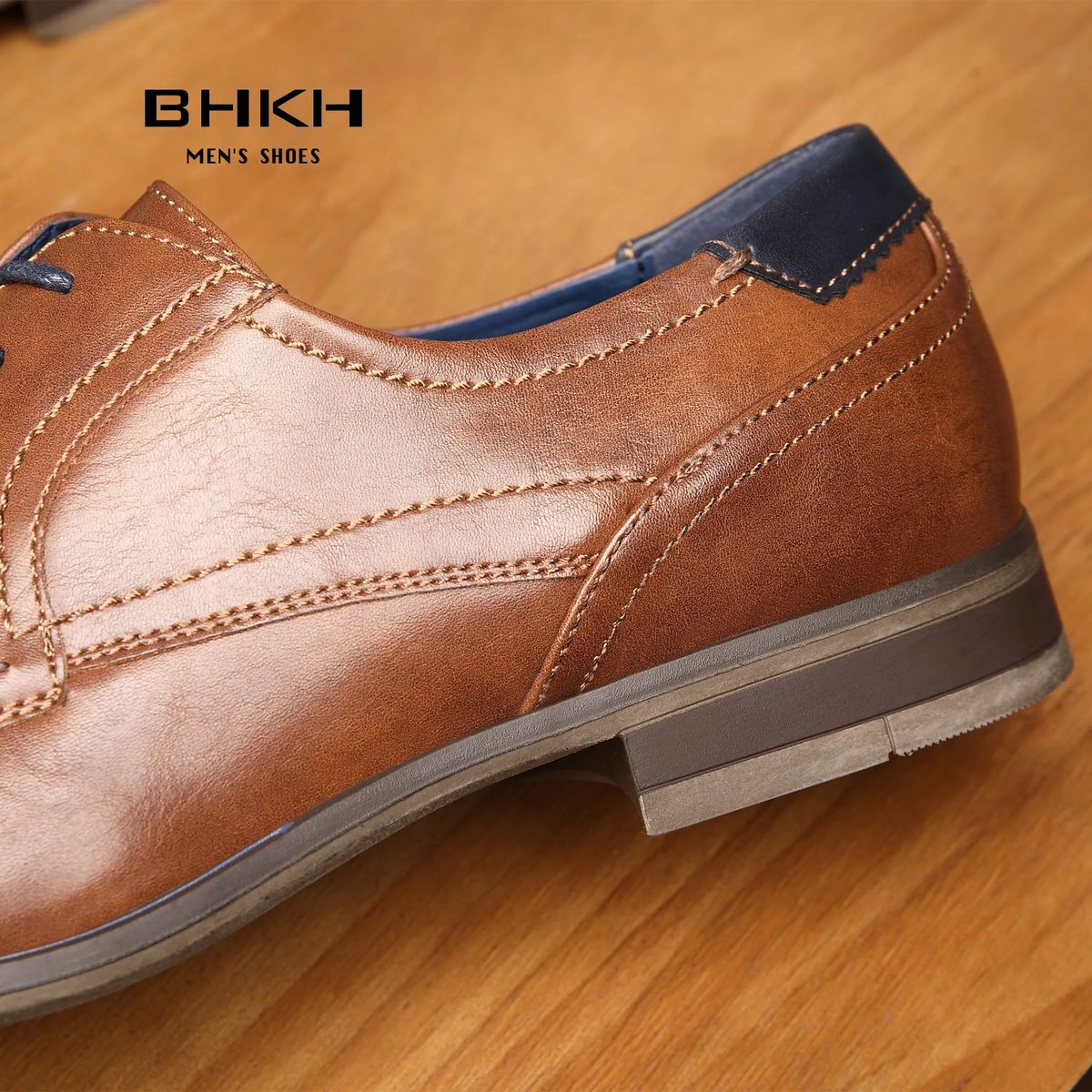 Men's Classic Formal Shoes Breathable Lace Up Office Footwear Bhkh - Men's Formal Shoes 1