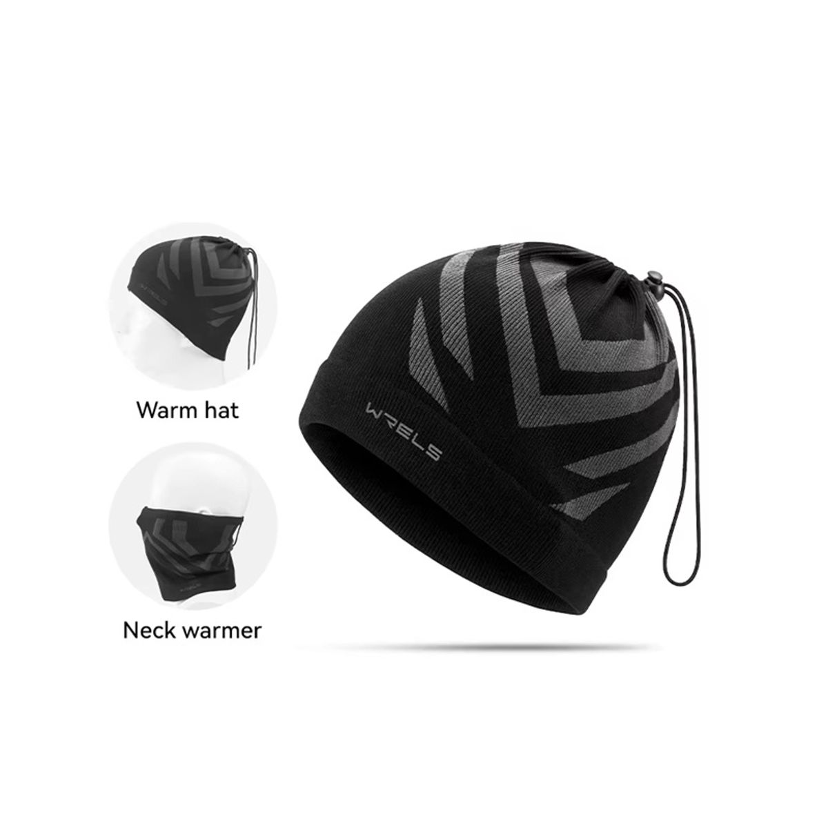 Winter Beanie Hat Windproof Moisture Wicking Knit Outdoor Cap Wrels - Women's Beanies