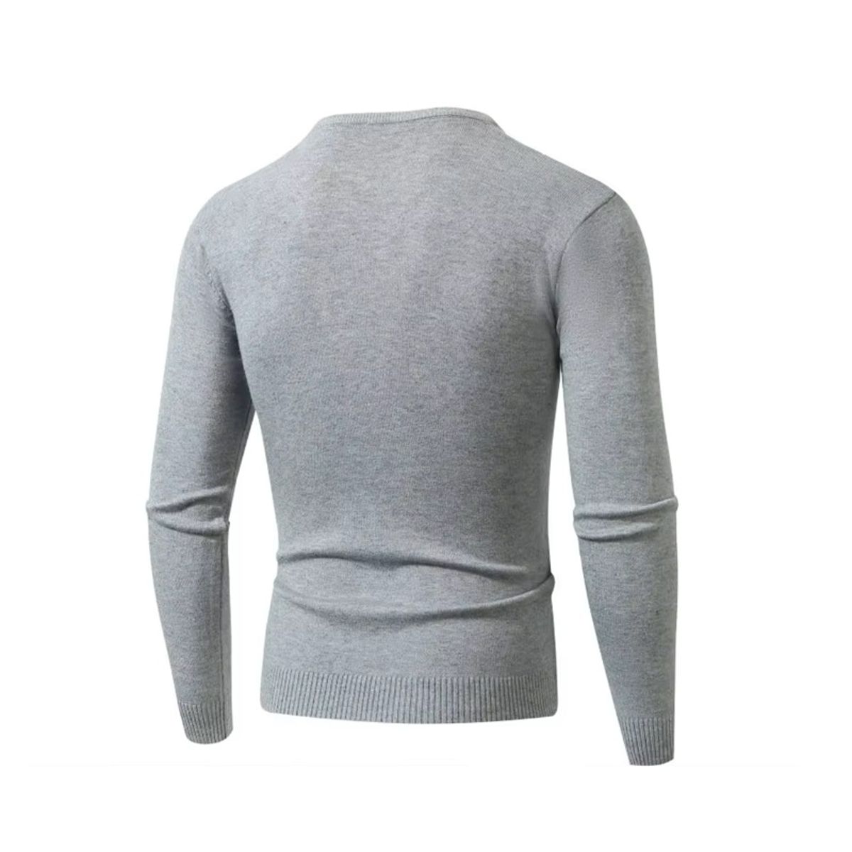 Men’s V-Neck Knitted Long Sleeve Lightweight Casual Pullover Sweater