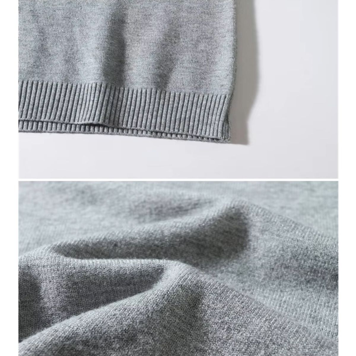 Men’s V-Neck Knitted Long Sleeve Lightweight Casual Pullover Sweater