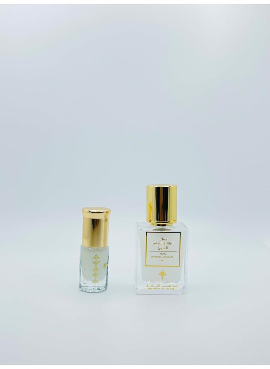 Ibraheem Al.Qurashi Perfume Special Musk 10ml EDP+Powder musk oil 3ml