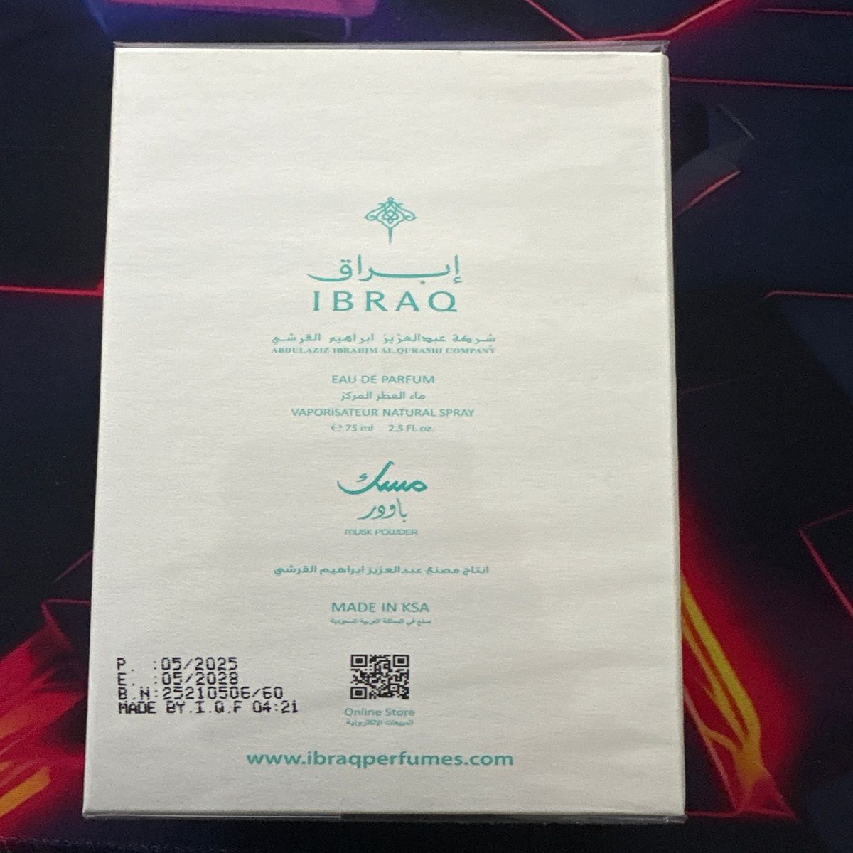 Ibraheem Al Qurashi Powder Musk Eau de Parfum