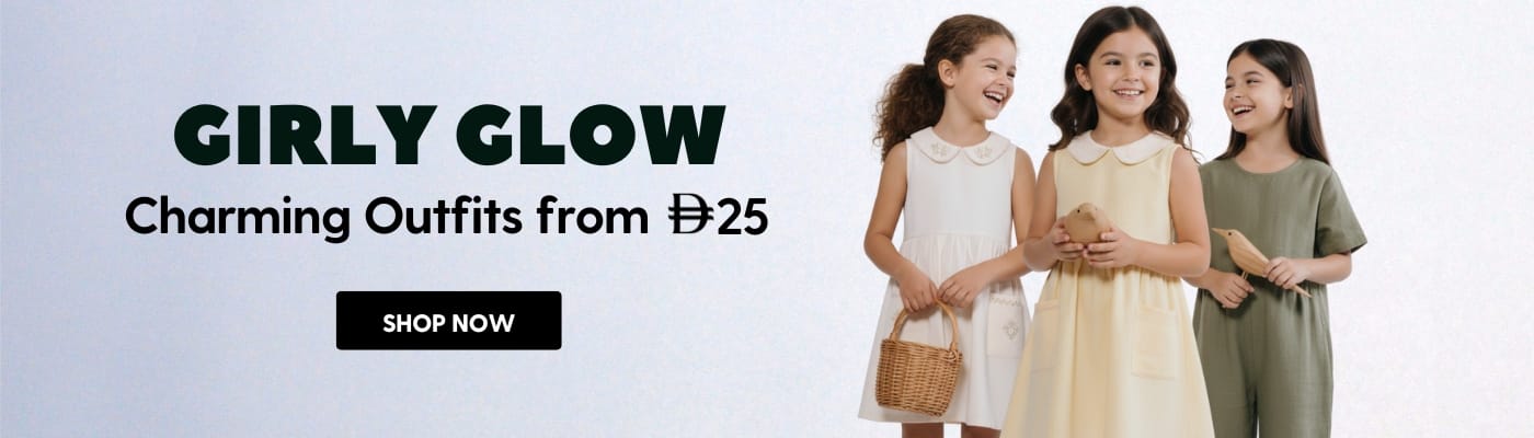 kids 2nd girl glow banner