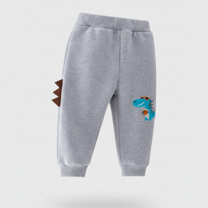 Full Length Dino Joggers In Grey Full Length Dino Joggers In Grey