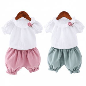 Lightweight, Breathable Pastel-Colored Summer Set