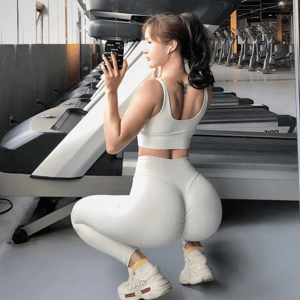 Seamless Solid Color Yoga Pants – High-Waist Sports Leggings for Women Soisou - Women's Tights & Leggings 1