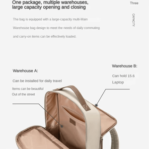 Stylish Waterproof Nylon Backpack for Women with Laptop Compartment Golf - Women's Backpacks 2