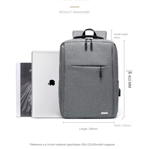 Versatile Business Backpack with USB Charging and Laptop Compartment Versatile Business Backpack with USB Charging and Laptop Compartment