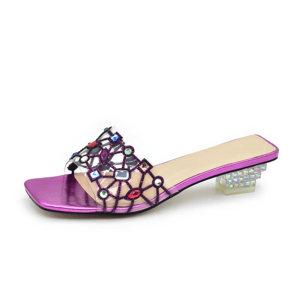 Elegant Rhinestone-Embellished Sandals for Special Occasions