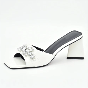 Elegant Rhinestone Sandals for Women's Weddings and Parties