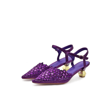 Sophisticated Rhinestone-Embellished Pumps for Events